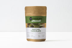 Chocolate Covered Almonds with Matcha - Eos Chocolates